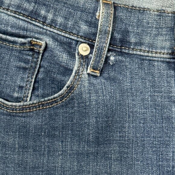 Womens Levi Blue Jeans Classic Boot Cut Stretch Comfortable Medium Wash Sz 10 - Picture 11 of 12